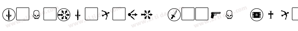 MesoAmerica Dings Three字体转换